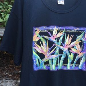 ♦️ Buy 2 Get 1 Free! Birds of Paradise Tee Black